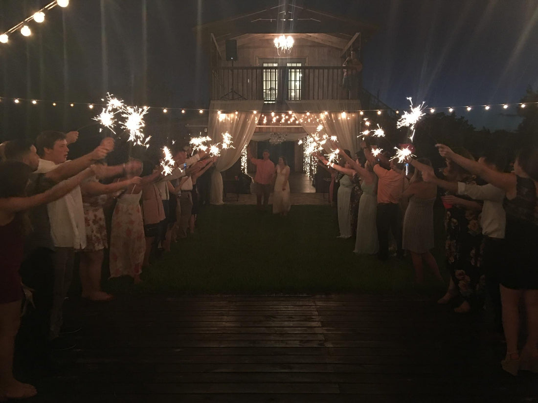 How to Choose the Right Size Sparkler for Your Wedding Exit ?