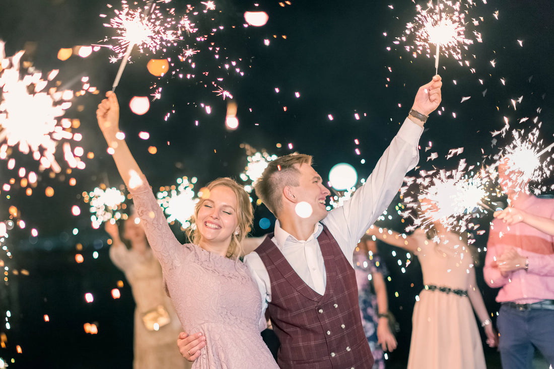 Light Up Your Wedding with 36-Inch Wedding Sparklers!