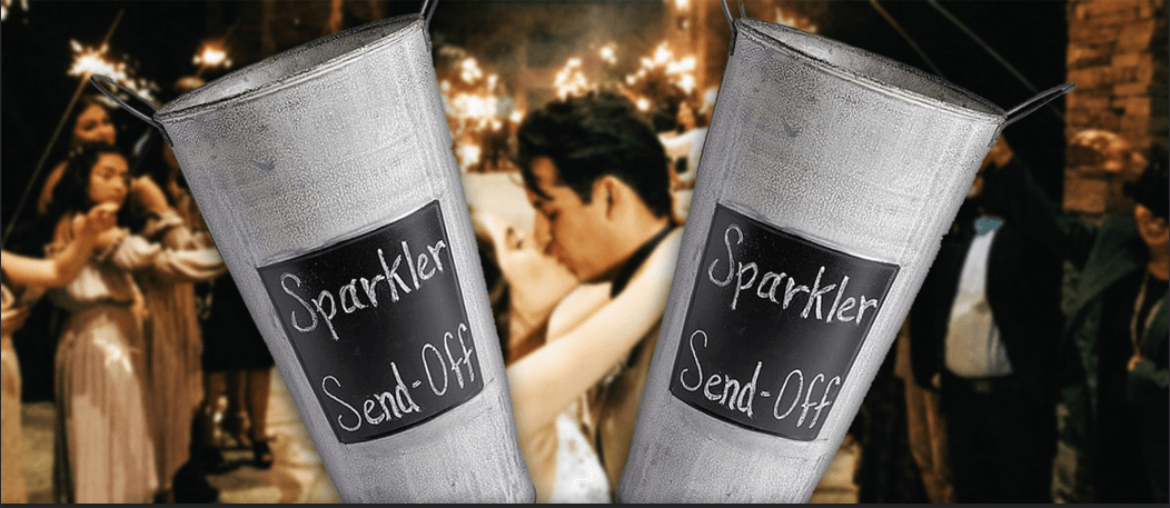 8 ways to use our Sparkler Display Buckets at a Wedding
