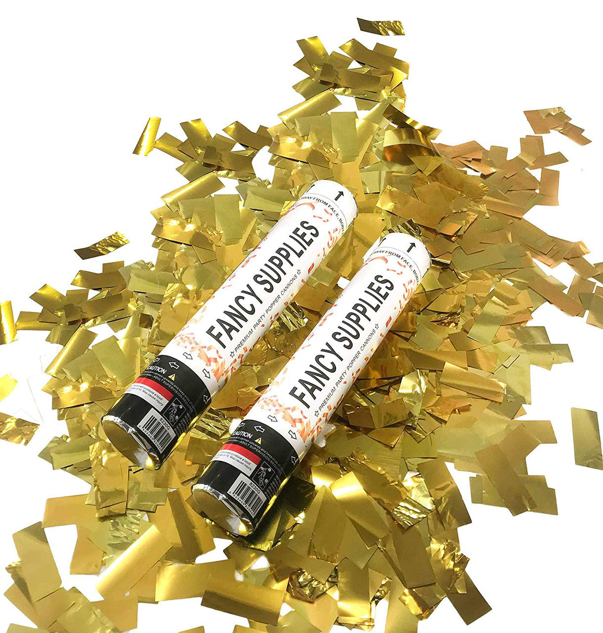 12 inch Confetti Cannon Metallic Gold