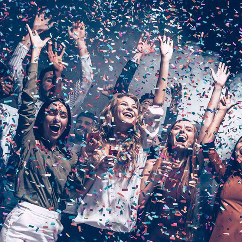 12 inch Confetti Cannon Metallic Multi Color