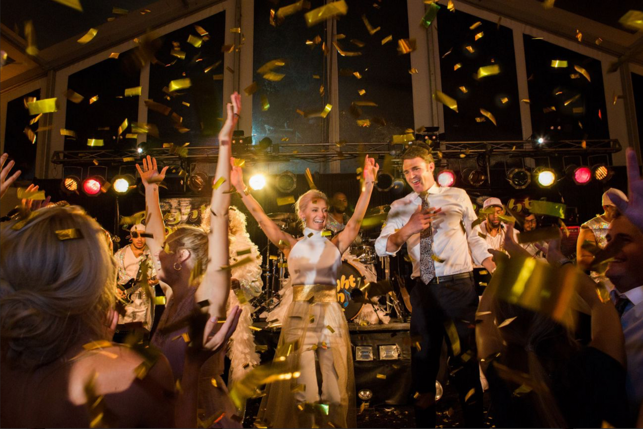 12 inch Confetti Cannon Metallic Gold