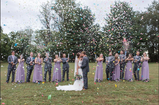 12 inch  Confetti Cannon Multi Color 