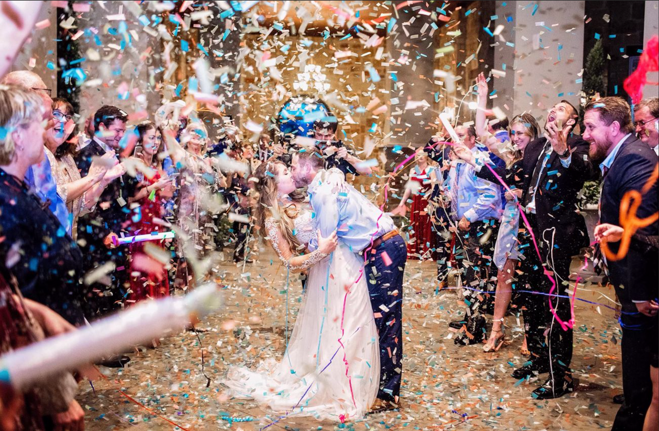 12 inch Confetti Cannon Metallic Multi Color