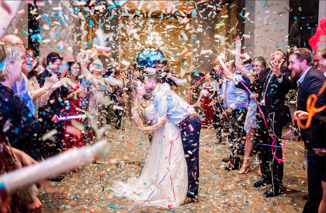 12 inch Confetti Cannon Metallic Multi Color