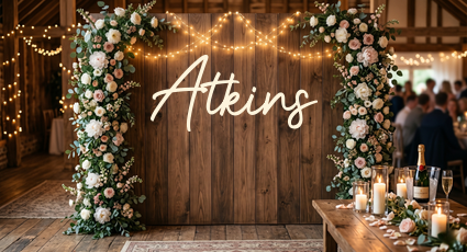 Custom text: Atkins