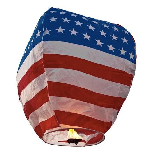 American Stars and Stripes Eco 5 Pack - The Original Sky Lanterns