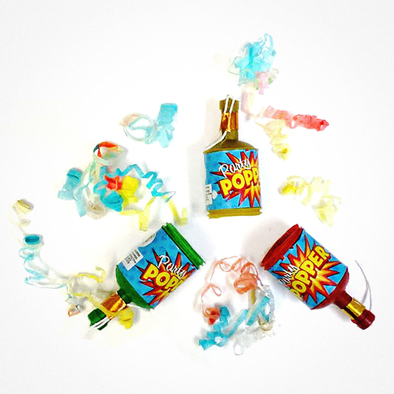 Champagne Confetti Poppers - Pack of 72