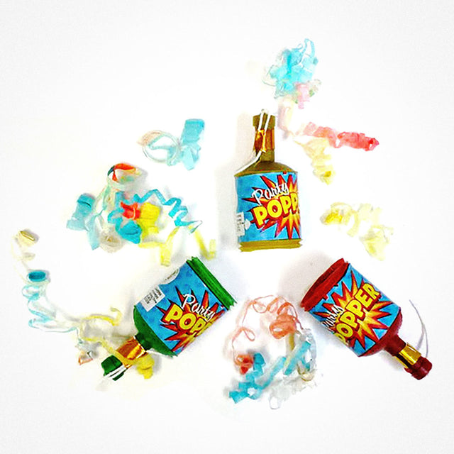 Champagne Confetti Poppers - Pack of 72