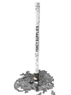 30" Confetti Cannon - Metallic Silver