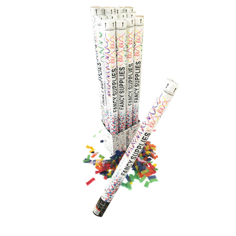 Confetti Cannon 30" Multicolor Paper