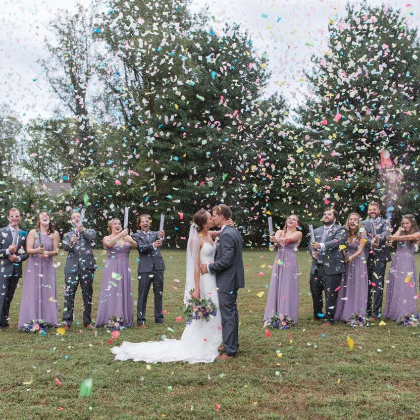 Confetti Cannon 30" Multicolor Paper