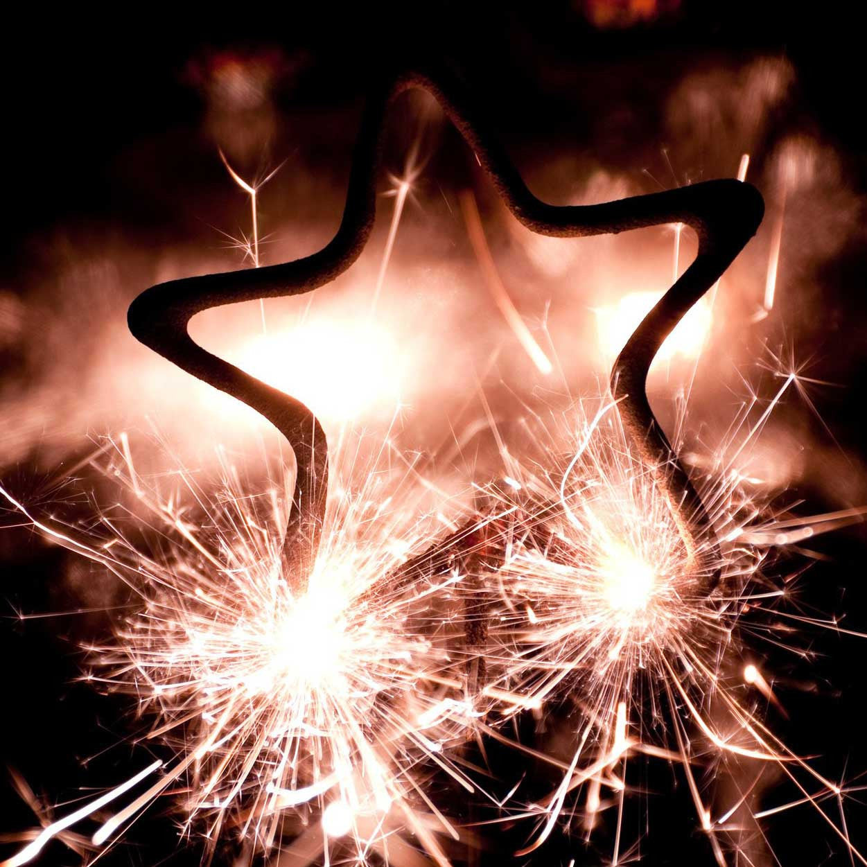 Star Sparklers Gold Coated 4 Pack