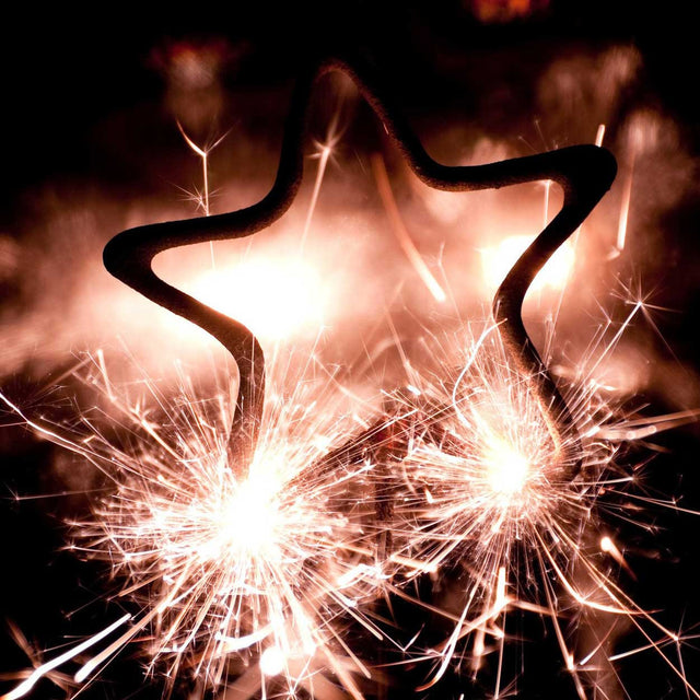 Star Sparklers Gold Coated 4 Pack