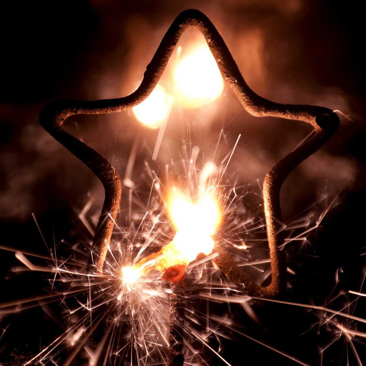 Star Sparklers Gold Coated 4 Pack