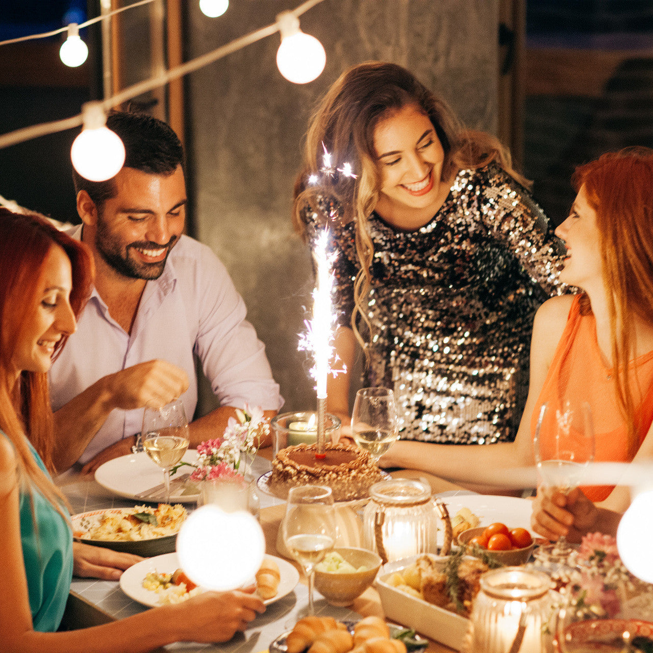 birthday cake sparklers