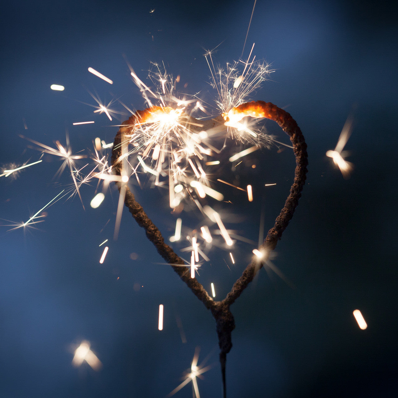 heart shaped sparklers for weddings